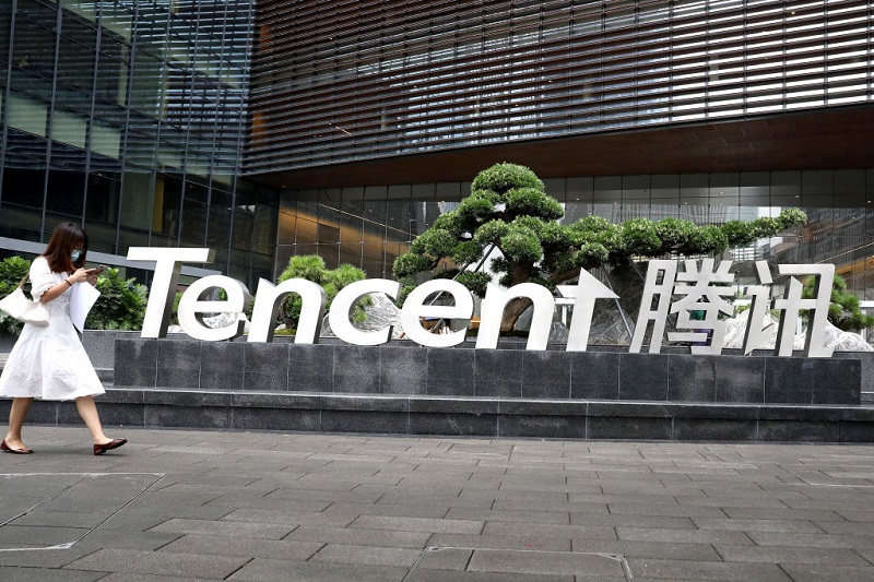Outside of Tencent Headquarters
