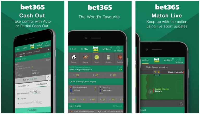 Bet 365 mobile app