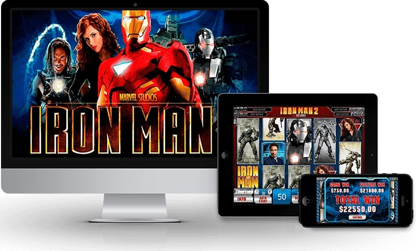 Iron Man 2 Slot Review iron man 2 mockup
