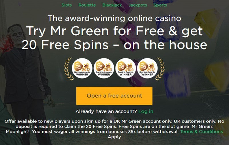 Mr-green-free-spins